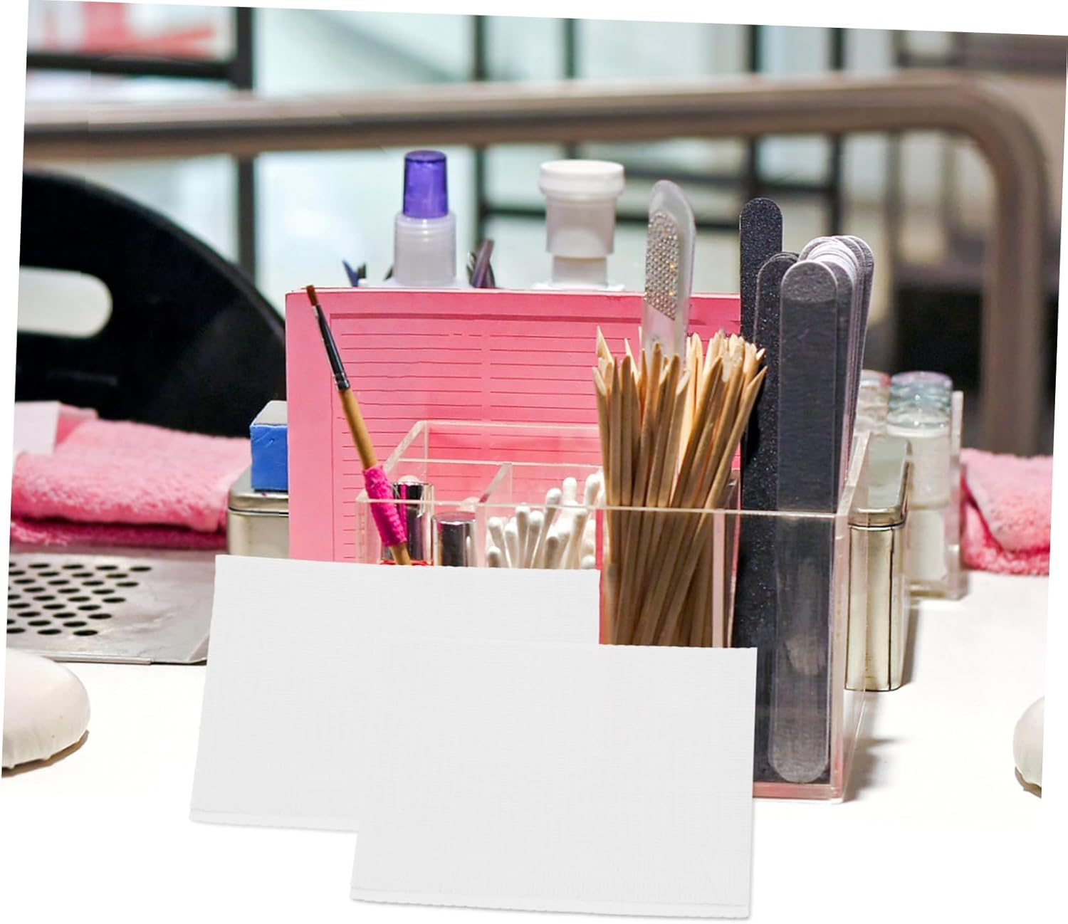 Healeved 125Pcs Disposable Tattoo Cleaning Pads Disposable Bibs Table Covers Clean Pad for Tattoo Nail Spa Use 18X13In Waterproof Protective Mat image number 2