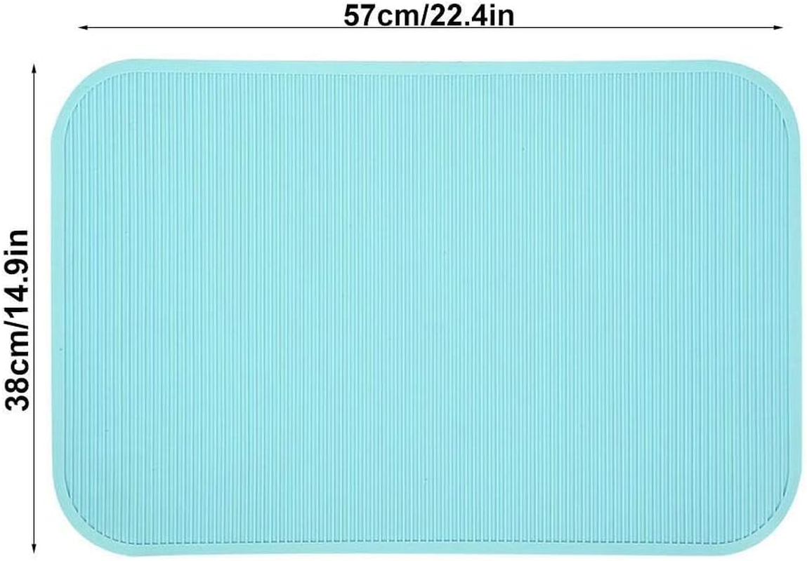 Pet Grooming Table Mat, Non-Slip Rubber Mat for Pet Bathing Grooming Training Table(Green) image number 6