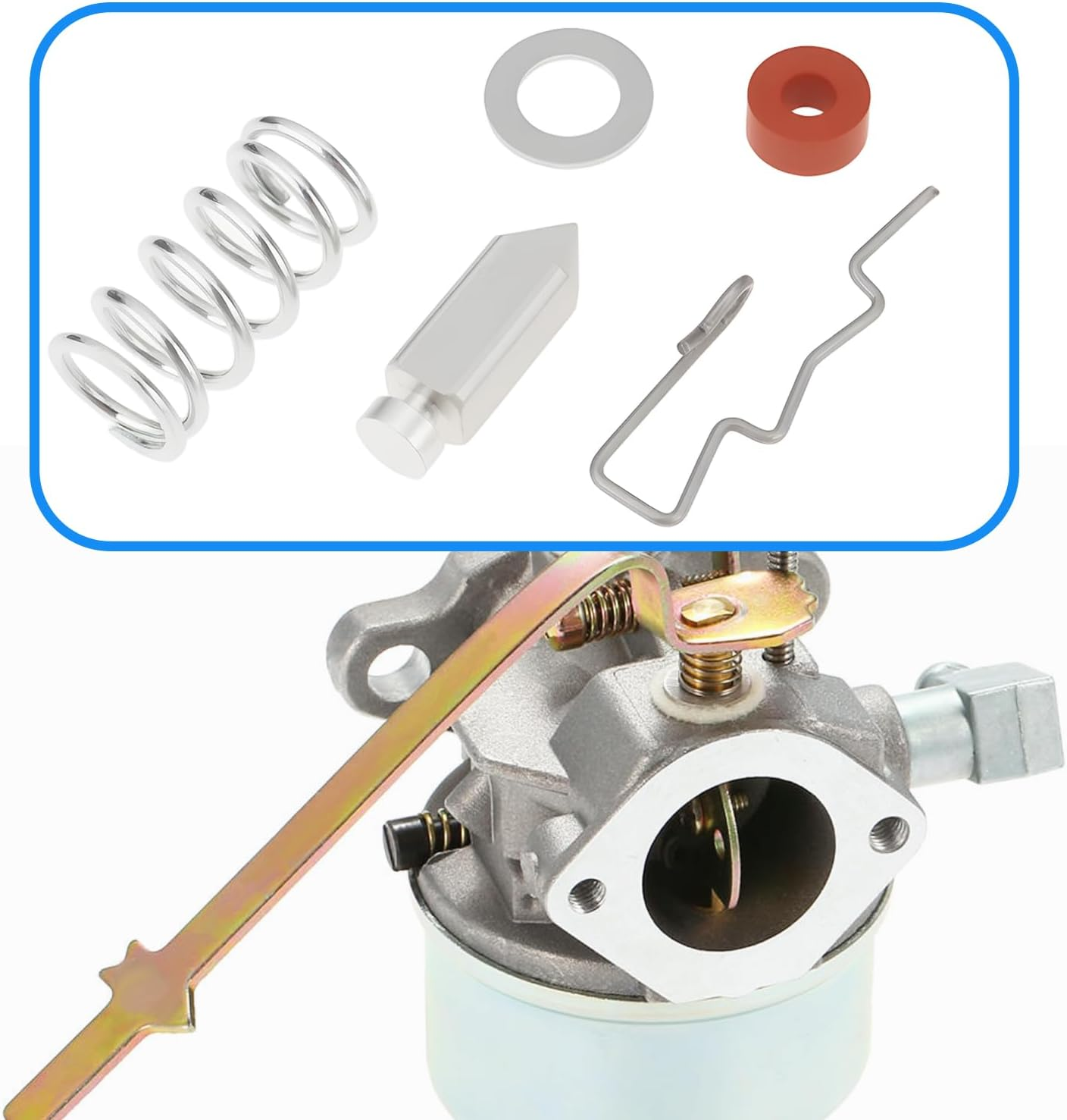 Ecsing Carburetor Rebuild Kit Compatible with Tecumseh H25-H70 HH40-HH70 Engines image number 5
