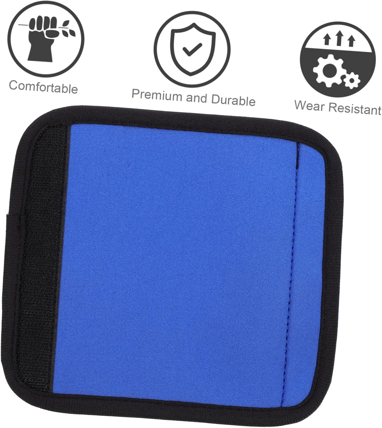 ABOOFAN 2Pcs Neoprene Luggage Handle Wraps Protection Cover for Trolley Case Grip Travel Bag Handle Identifier for Suitcase Travel Gear image number 1