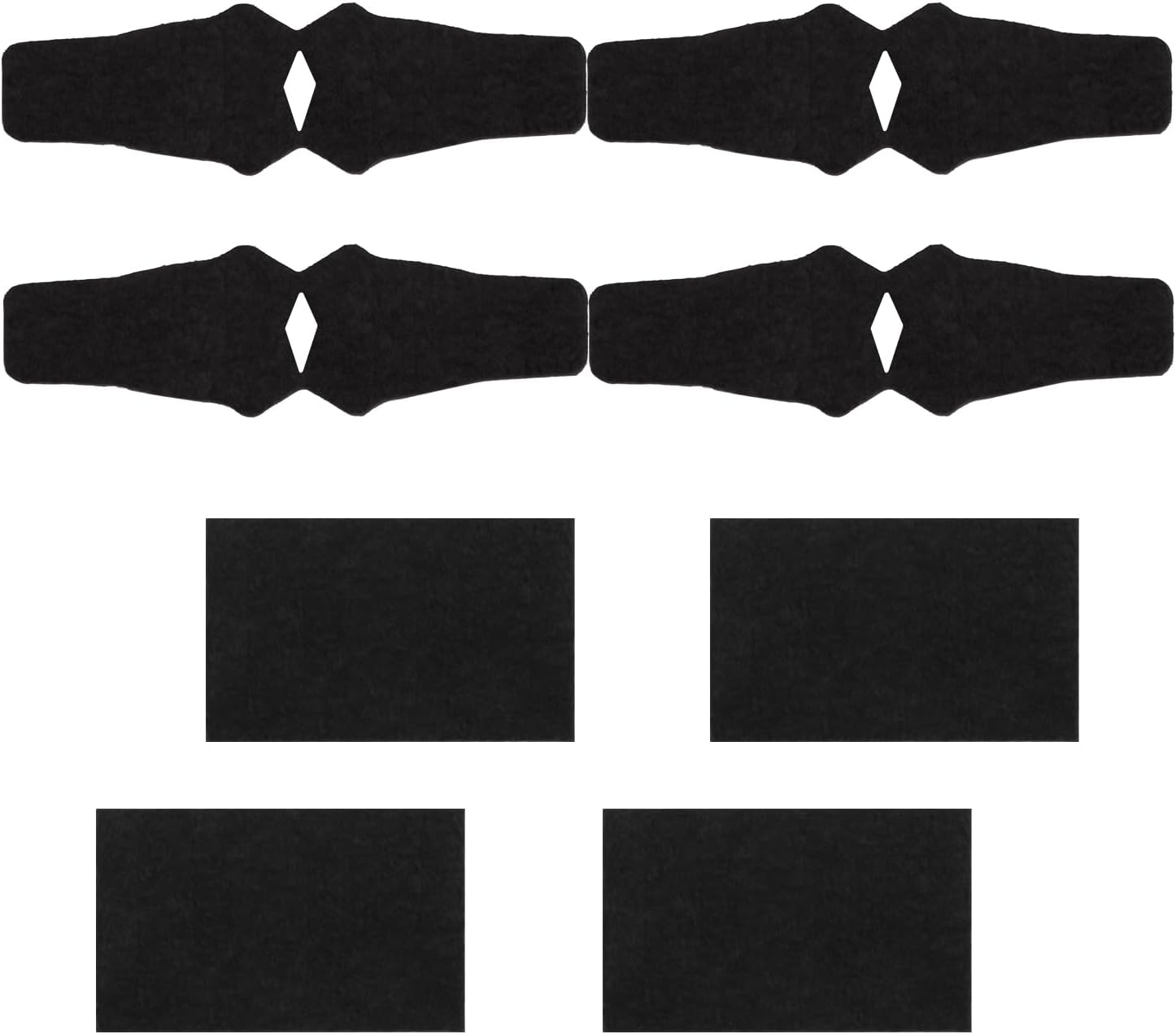 8Pcs Arrow Rest Felt Tapes, Arrow Rest Felt Non-Slip Arrow Rest Stickers Pad for QAD HDX Compound Bow Drop Away Arrow Rest Archery Accessories