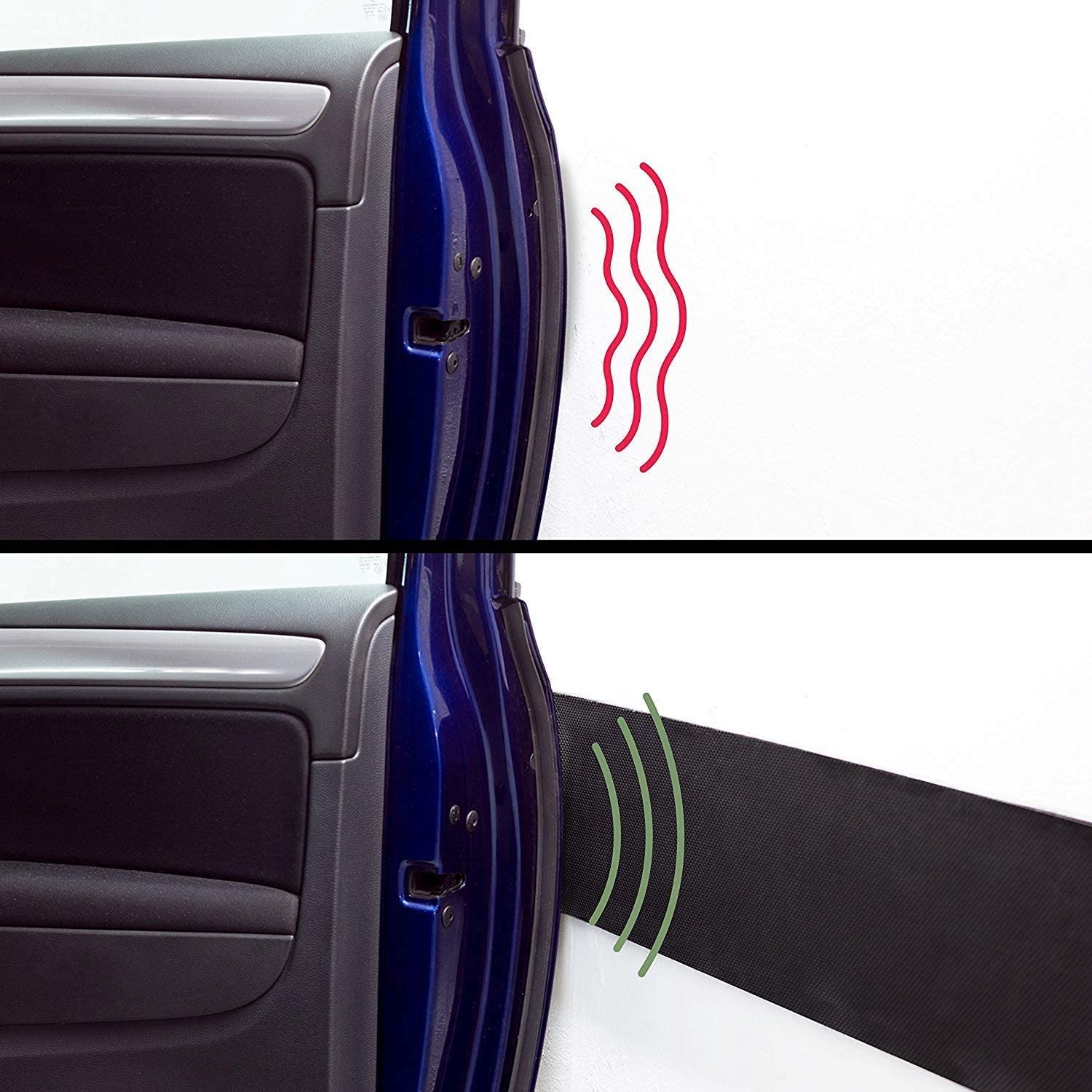 Car Door Protector Bump Body Guard 79 Length 8 Width Sectional Foam Sticking Garage Wall Parking Protector Collision Avoidance Waterproof Foam Protector Wall Corner Protecting Your Car Doors image number 6