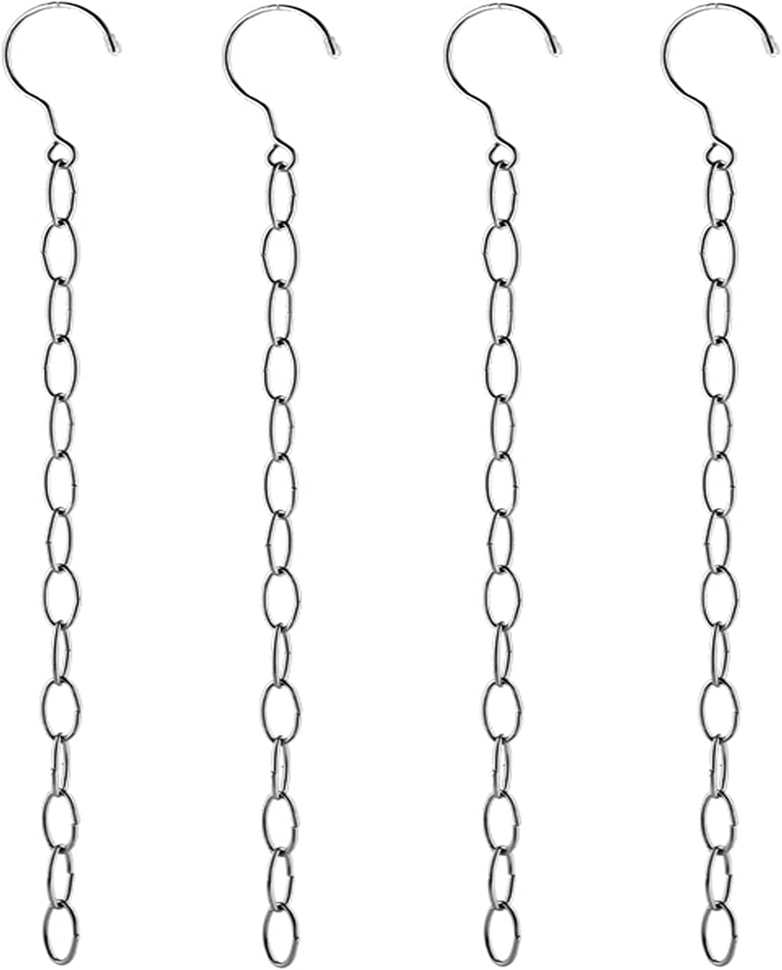 LERTREE 50Cm Space Saving Hanger Chains Stainless Steel Closet Hanger Organizer Magic Chains for Home and Office (4) image number 1