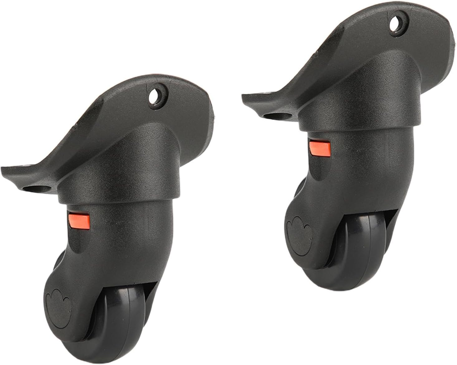 Magideal 2 Pieces Luggage Wheels Suitcase Wheels Swivel Casters Luggage Mute Wheel Durable 360 Rotation Travelling Bag Suitcase Repair Wheels image number 5