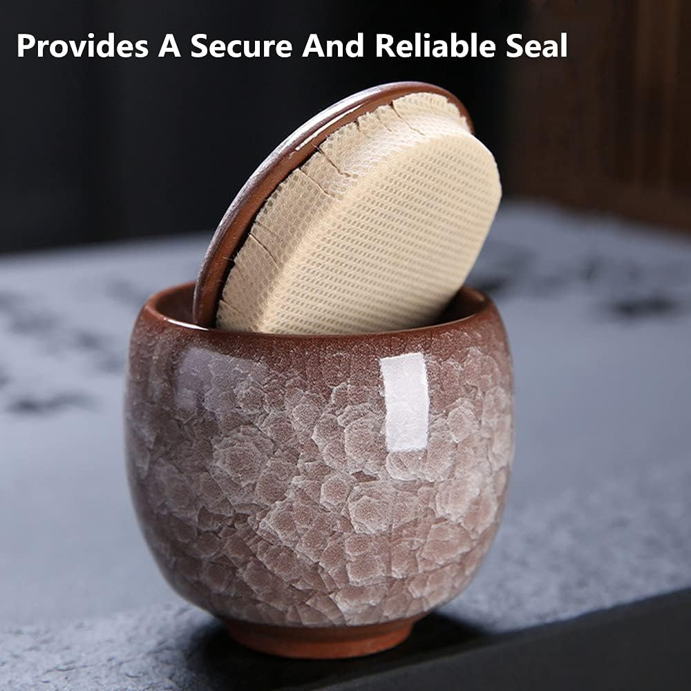 Vencede Handicrafted Ceramics Mini Pet Urns, Cremation Urns Ceramics Memorial Ashes Urn, Ashes Keepsake Memorial Ashes Holder, Pet Coffin, Dog Urn, Beautiful Ashes Keepsake, Sealed Ceramic (Beige) - Blue image number 5