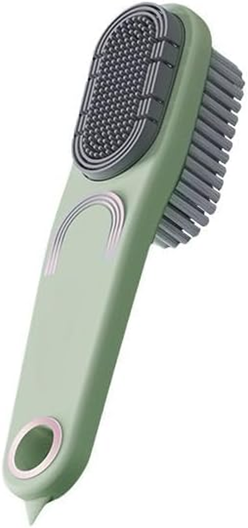 2 Pack Laundry Stain Brush Double-Sided Soft Bristle Cleaning Brush Long Handle Laundry Brush for Stain Removal Shoes ﻿