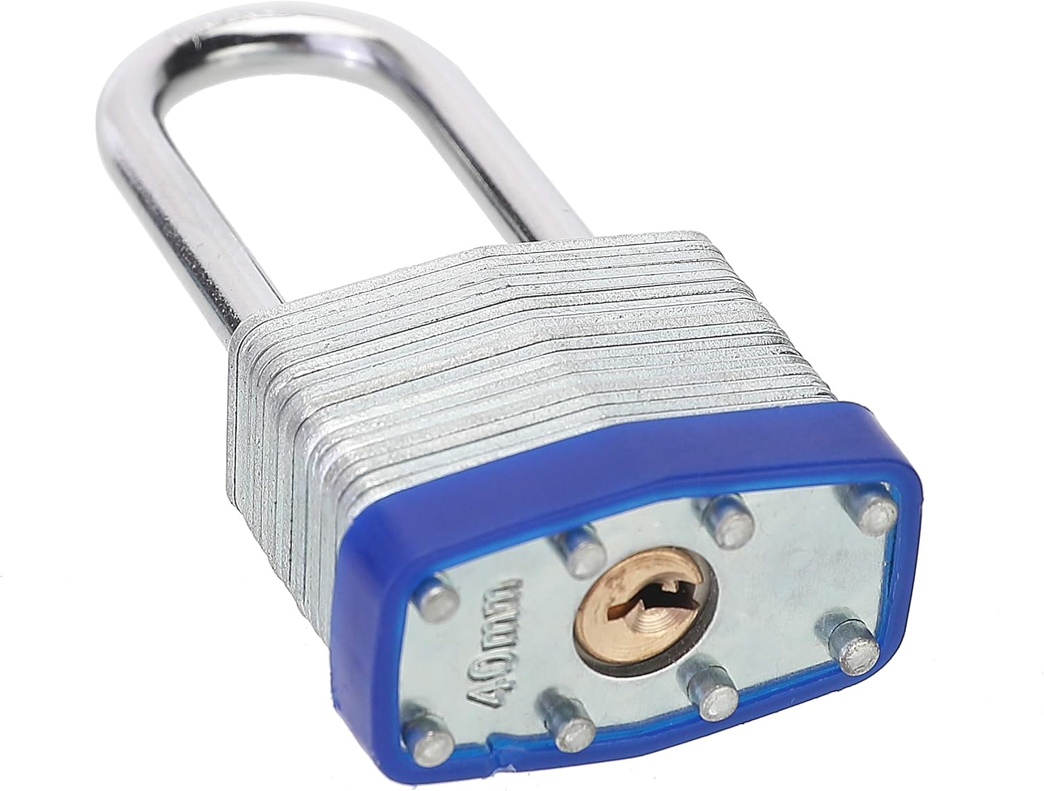 Fu Volante Lock, 1-9/16" (40Mm) Laminated Keyed Padlocks, Keyed Alike Locks, 2 Inch Long Shackle Locks- Pack of 10 image number 3