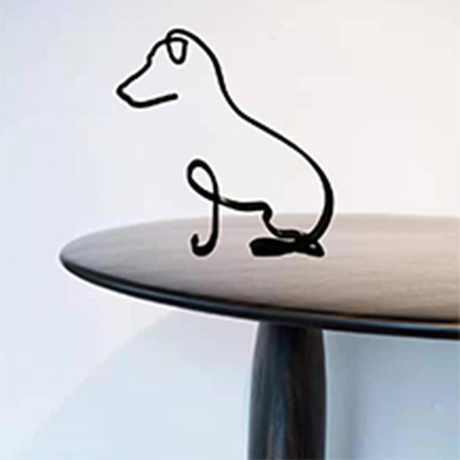 YRHSPORT Minimalist Art Sculpture, Personalized Metal Abstract Metal Line Minimalist Art Crafts Creative Line Drawing Ornaments for Wall, Living Room, Home Office Desk Decoration (Jack Russell) image number 3
