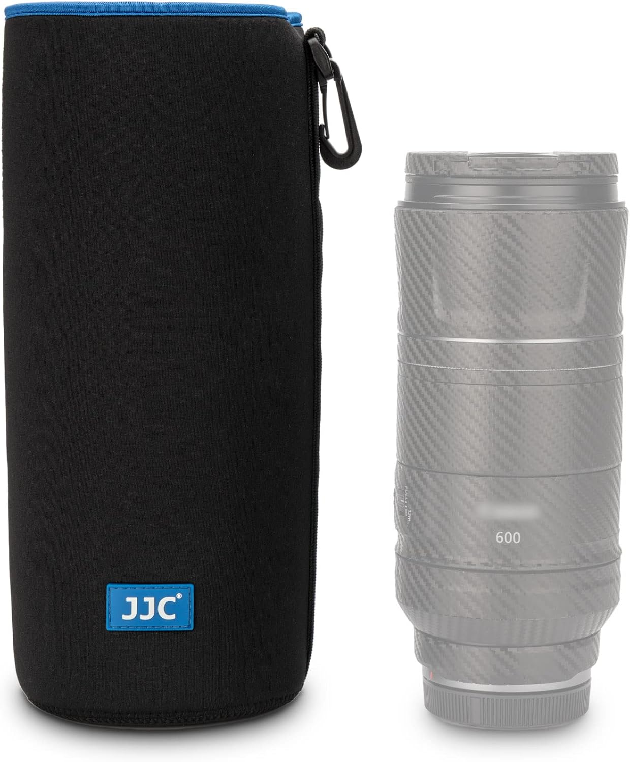 JJC Drawstring Neoprene Camera Lens Pouch Case, Protective Lens Bag for Mirrorless Lenses up to 3.5 X 5.9 (D X H) for Canon RF 24-240Mm EF-S 18-55Mm F/3.5-5.6 Ni 55-200Mm F/4-5.6G and More image number 2