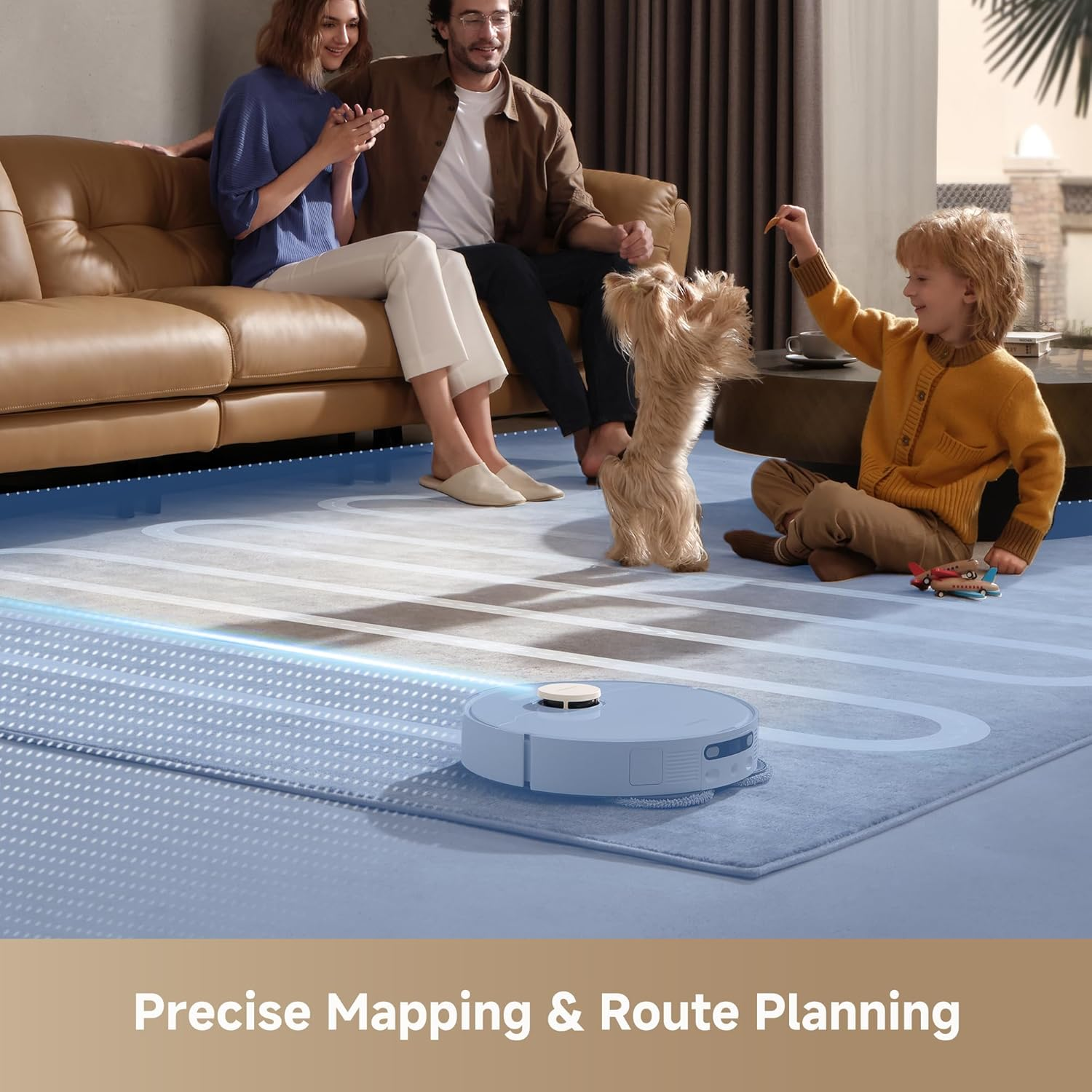 Dreame L40 Ultra CE New Model Robot Vacuum Duoscrub &Liftable 13,000Pa Suction, Mop & Self Cleaning, Auto-Empty,Tricut Brush,Flexible App Control,3Dadapt image number 1