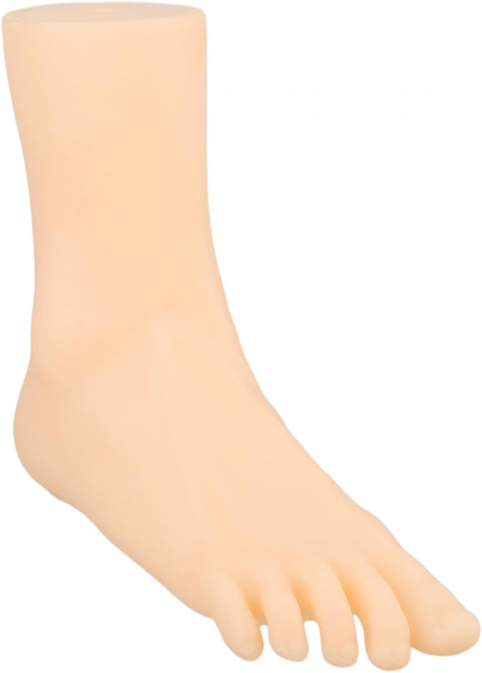 Eigell Foot Model, Women Mannequin Foot Display, Simulation Ankle Bracelet Shoes Sock Display for Shoes Socks Toe Rings Chains, Right Style A