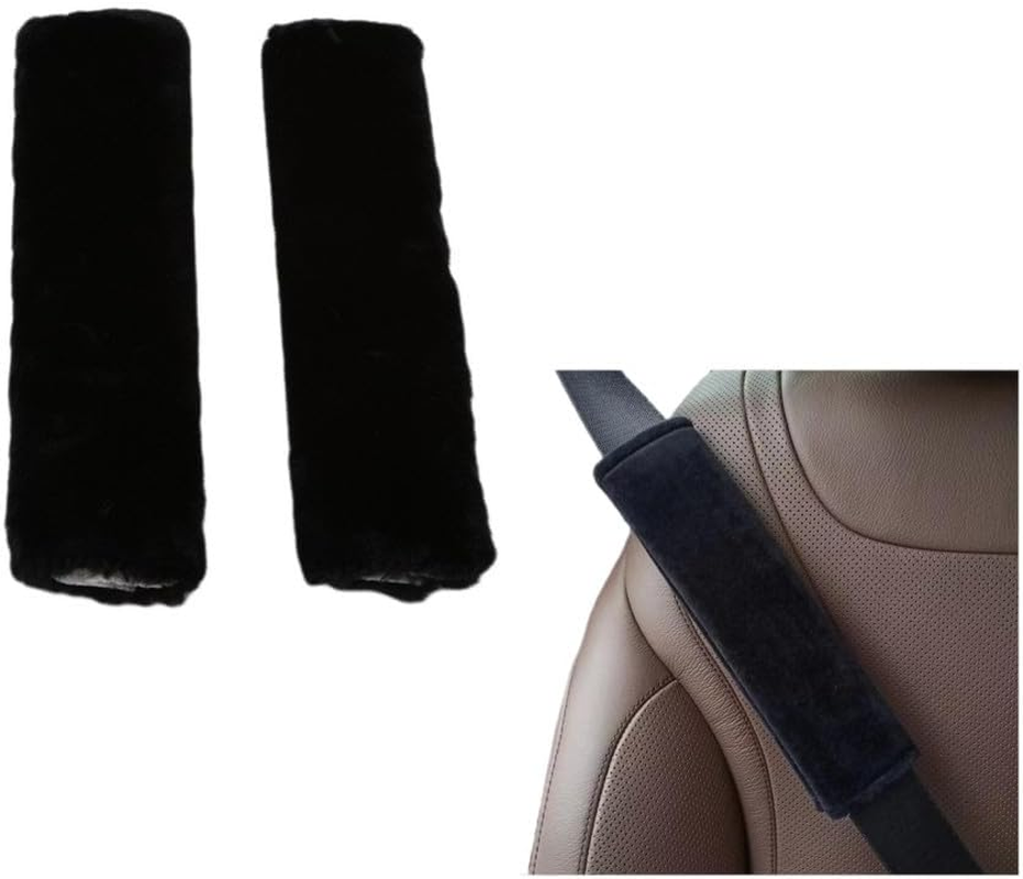 Car Seat Belt Pad Cover,2 Pieces Universal Car Seat Belt Covers Soft Car Seat Belt Pad Cover Car Seatbelt Strap Shoulder Pads Protector for Adults and Kids
