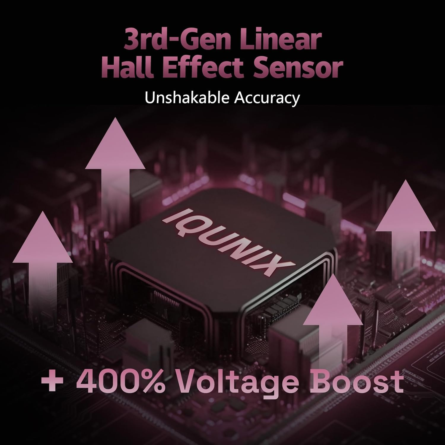 IQUNIX EV63 Hall Effect Magnetic Gaming Keyboard 60% | 0.01Mm Rapid Trigger, Adjustable Actuation, 0.125Ms Latency, Hot-Swap, SOCD, RGB, Aluminum with Forged Carbon (Dark Side) image number 5