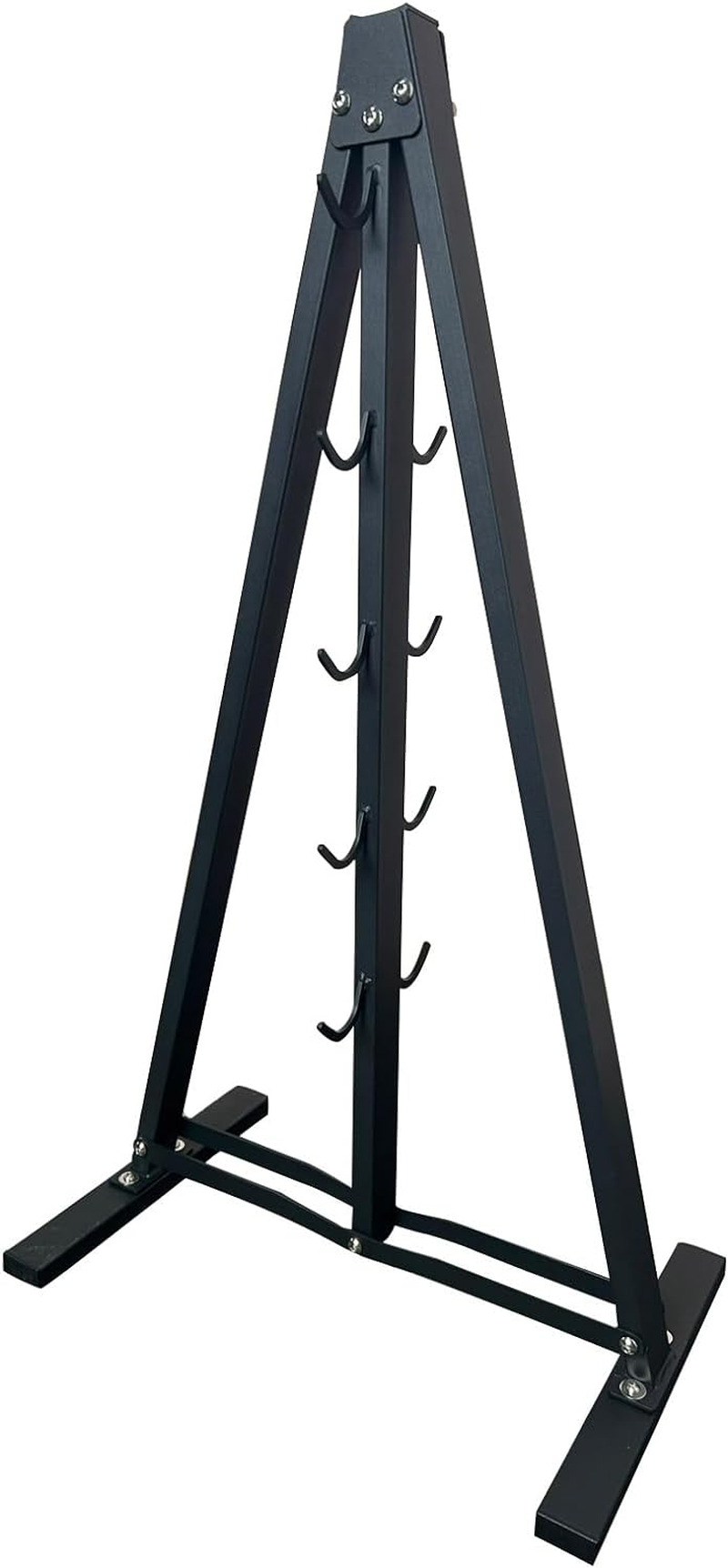 Gym Fitness LAT Pull down Bar Storage Rack for Mag Grip, Heavy Duty A-Frame Stand for LAT Pulldown Attachments & LAT Bar