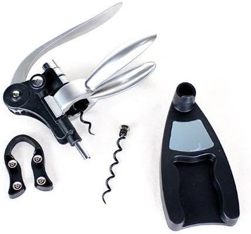 Gearmax Lever-Arm Rabbit Corkscrew Premium Wine Bottle Opener with Foil Cutter image number 4