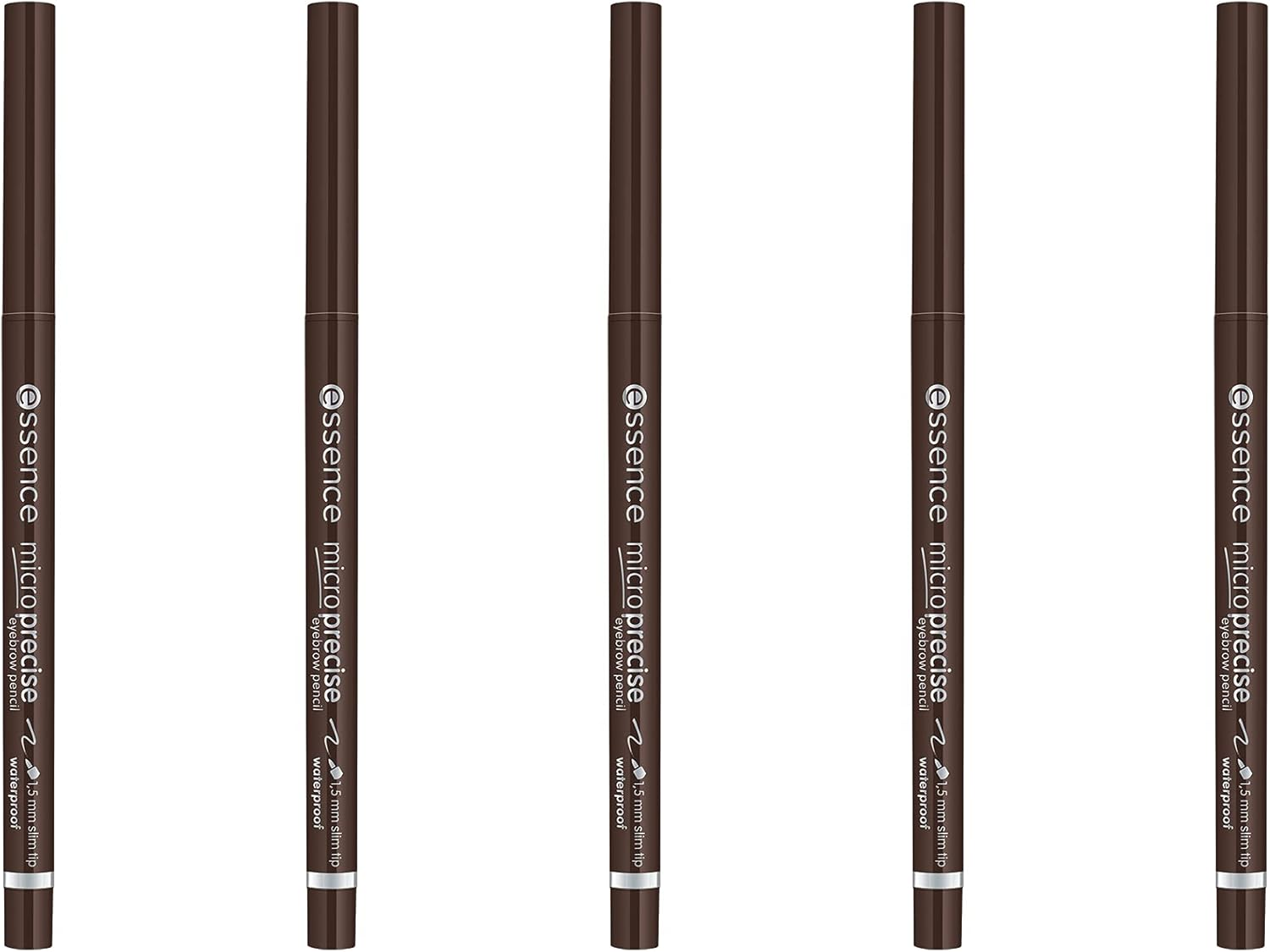 Essence Cosmetics Micro Precise Eyebrow Pencil Waterproof Makeup (02 Light Brown)