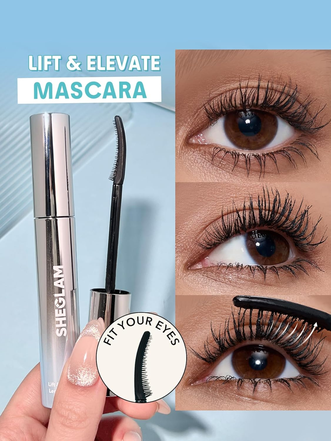 SHEGLAM Lift & Elevate Lengthening Mascara image number 4