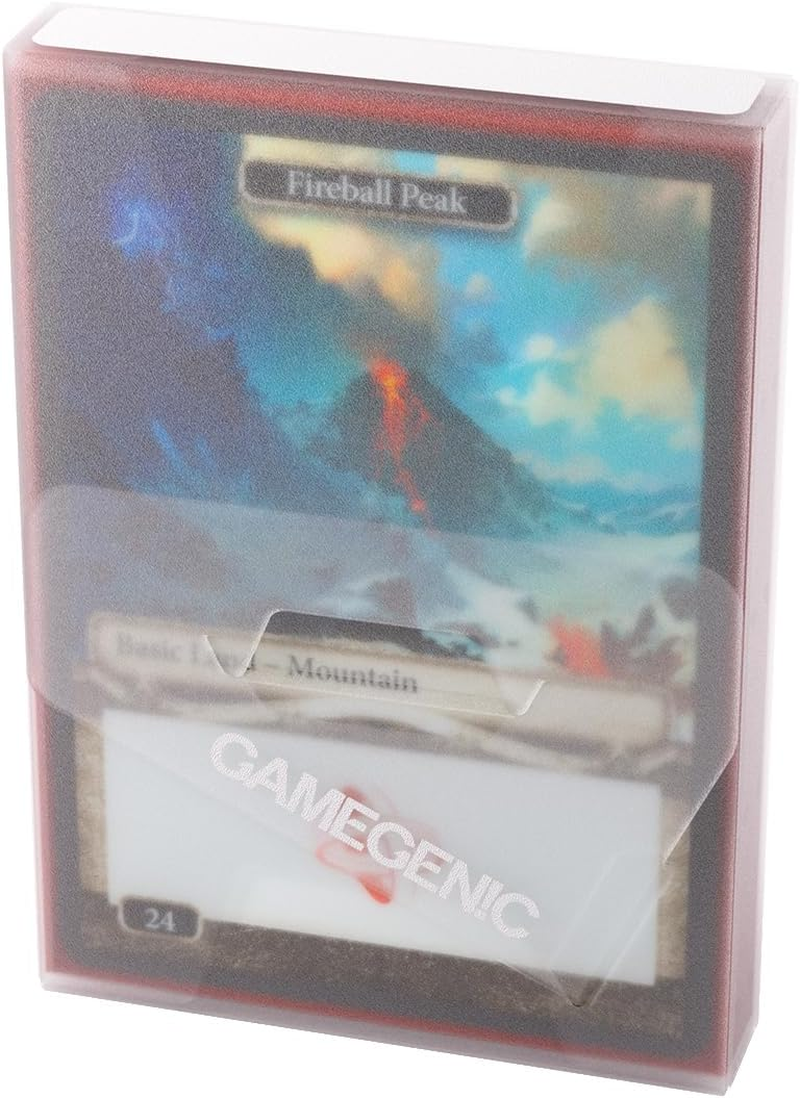 Gamegenic Cube Pocket 15+ Deck Box - Slim Card Holder for Cube Drafting and Card Protection, Modular System Perfect for Tcgs, Lcgs, Board Games and Rpgs, Clear Color, Made image number 4