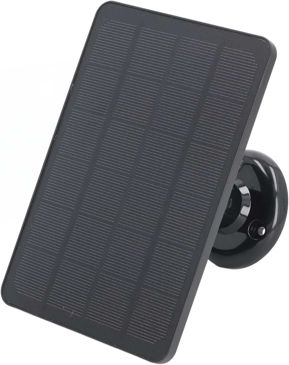 10W Solar Panel for Security Camera, 6V Waterproof Solar with 9.8Ft Cable & 360&deg; Adjustable Bracket, Solar Power Supply for Arlo Pro 3 for Pro 4 (Black)