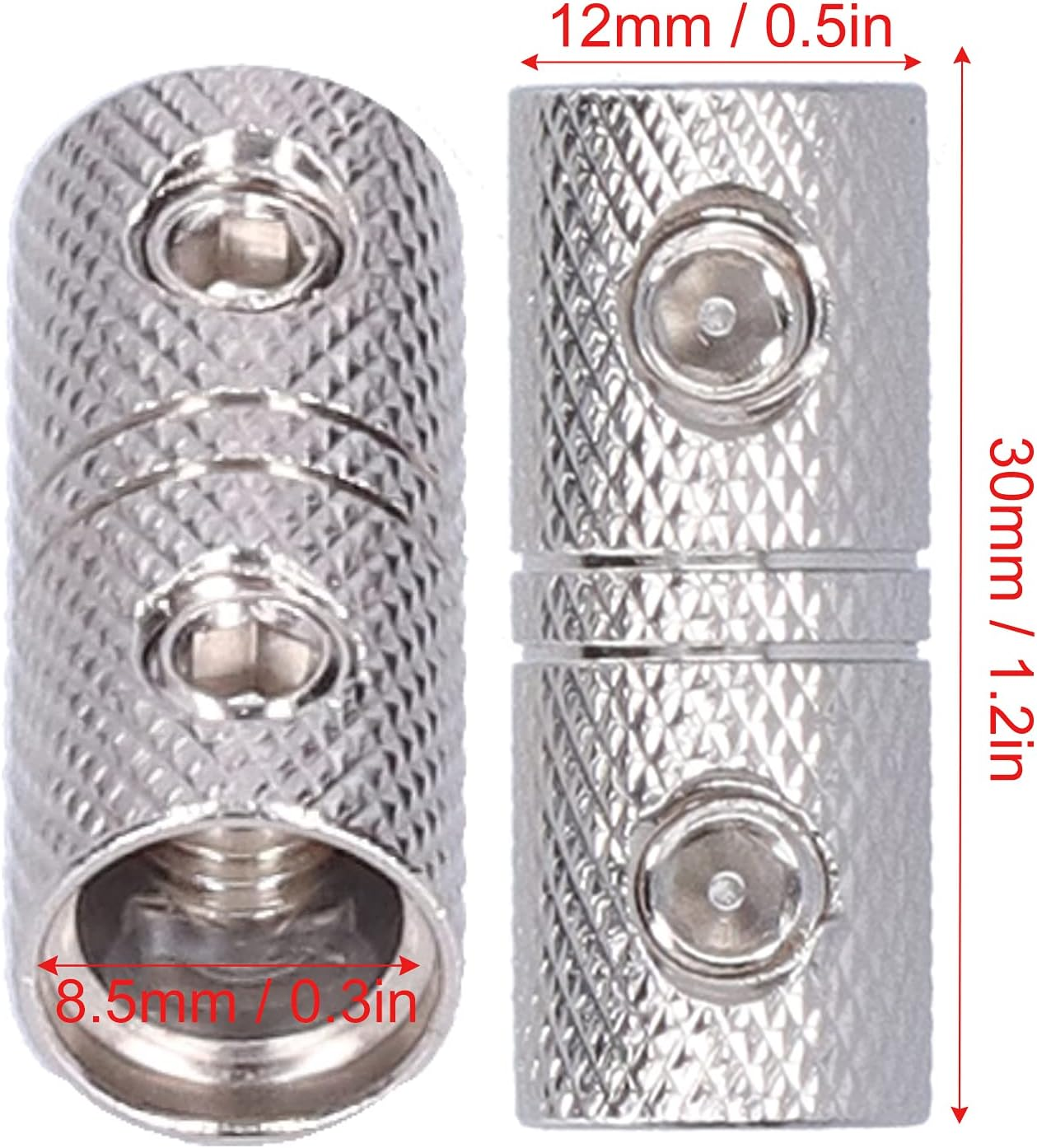 Power Cable Joiner Wire Connector Terminal 4 Gauge Input Output with Oversized Set Screws for Car Audio Modification image number 4