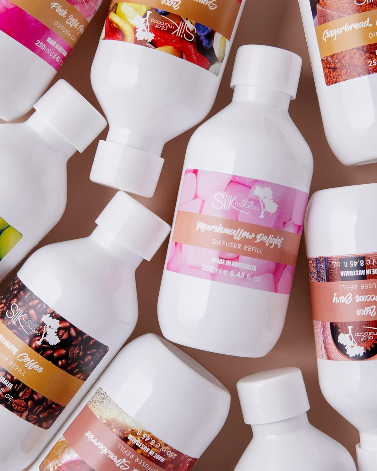 Silk Oil of Morocco Silk Oil of Morocco Diffuser Refill Vanilla Caramel 250 Ml, 250 Millilitre image number 4