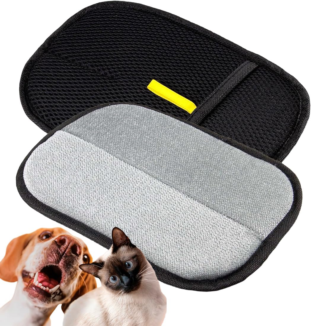 1 X Fur Magnet, Cat Hair Remover Clothing, Pet Hair Remover Glove, Double-Sided Fur Gloves, Remover Cat Glove Hair Removal Glove, Double-Sided Fur Gloves image number 5