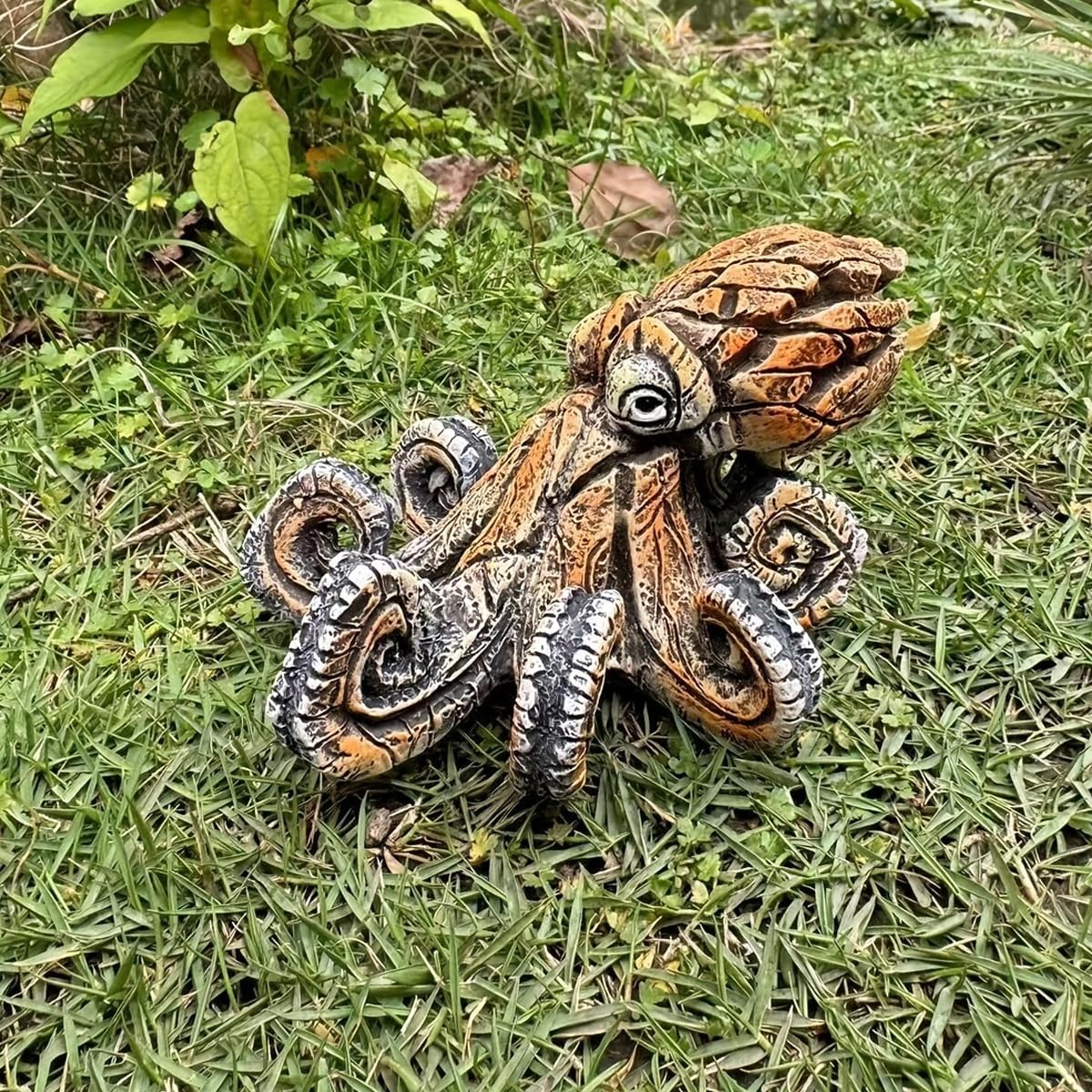 Cross-Border New Octopus Home Outdoor Fish Tank Scene Layout Decorative Art Crafts Ornaments image number 4