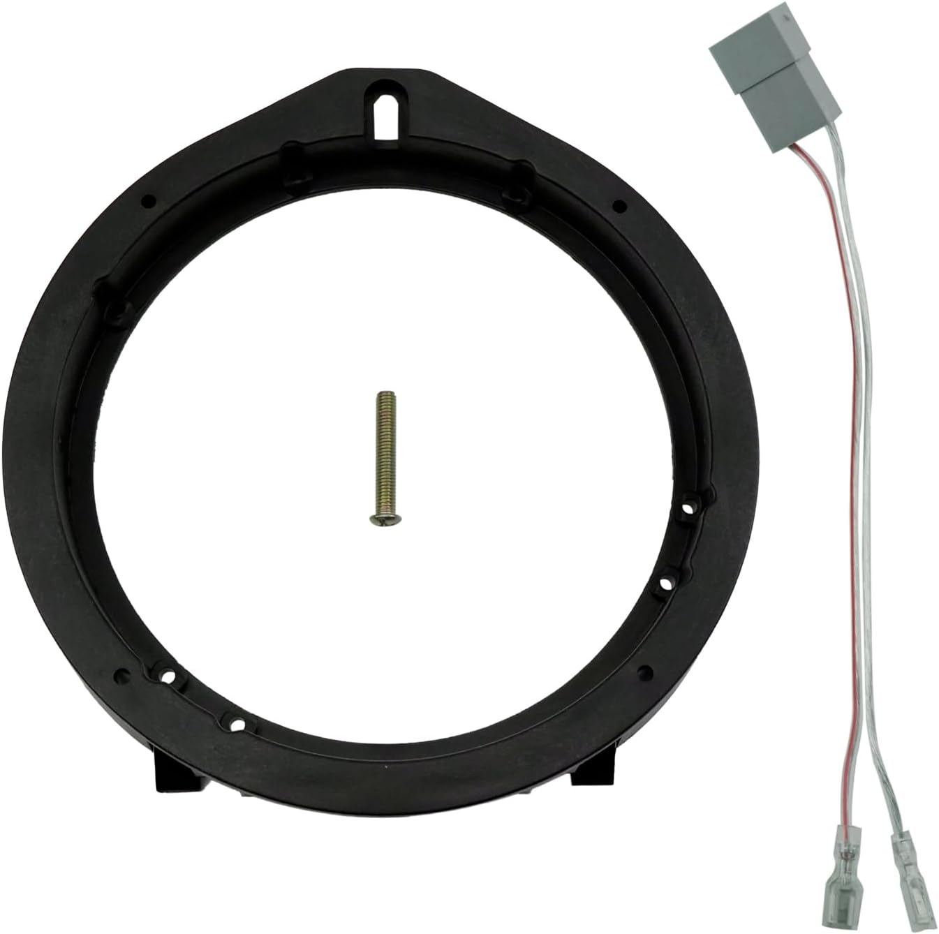 Car Stereo Door Speaker Adapter Mounting Plates 6.5/6.75 Inch 165Mm Spacer Rings Bracket with Wiring Harness Fit for Hon-Da Civic 2006-2011 CRV 2012-2013 Insight 2010-2013 Odyssey CRZ 2011-2013 image number 3