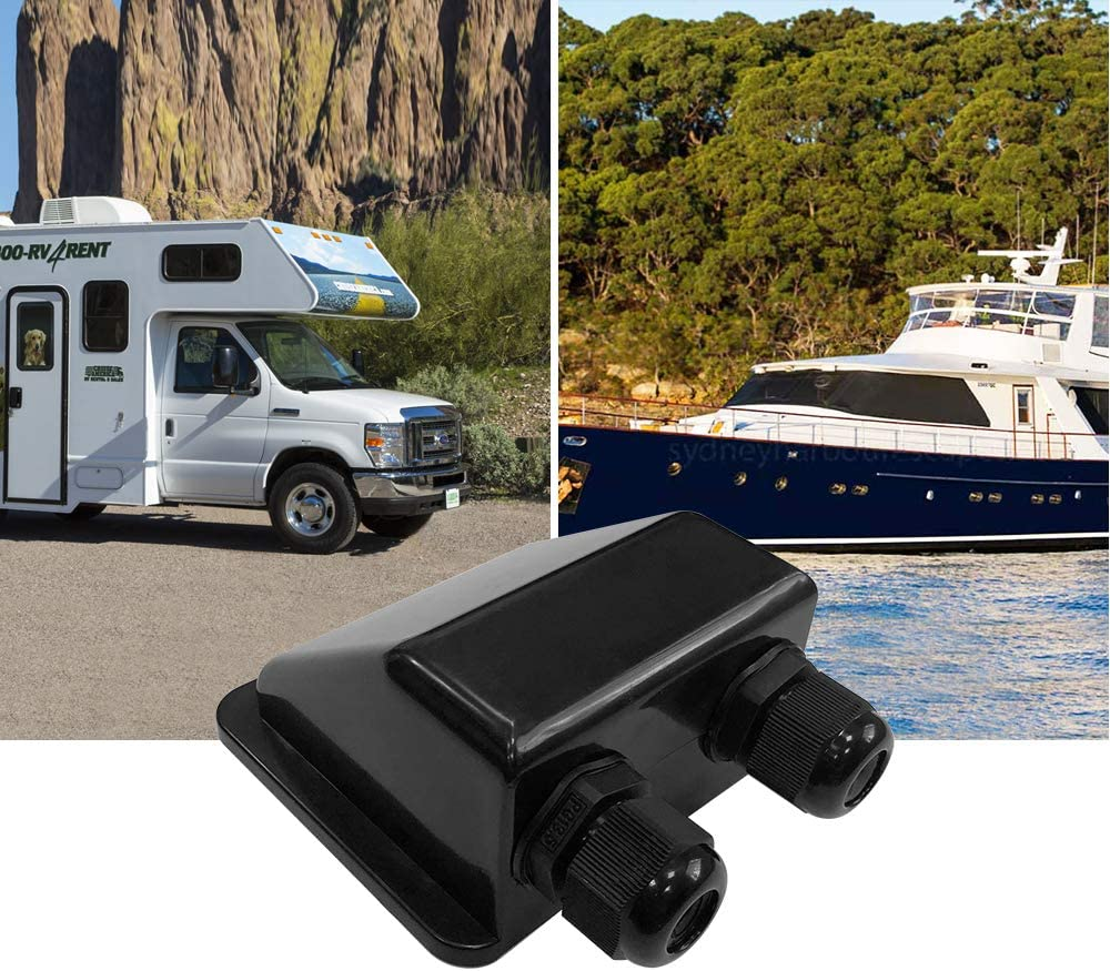 Renogy Cable Entry Housing Mount Cable Entry Housing Mount for RV, Boats, Caravans, Marine, Cable Entry Housing Mount image number 3