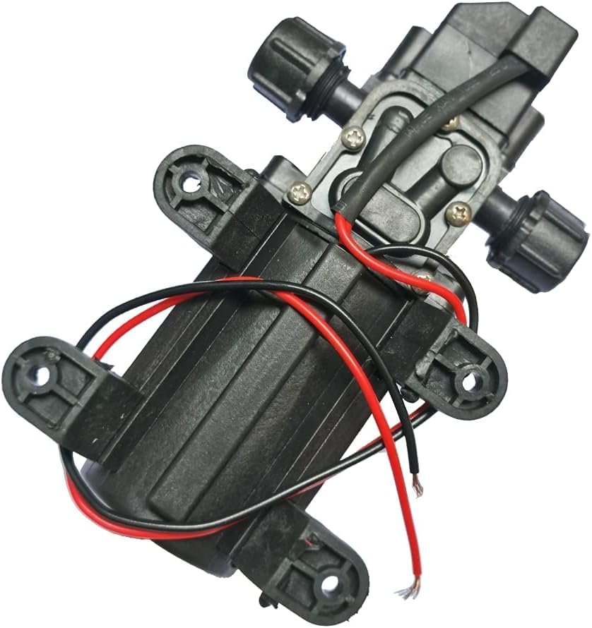 CYBERNOVA DC12 V 131PSI 4-6L/M Fresh Water High Pressure Diaphragm Self Priming Pump Caravan/Boat/Rv/Garden/Vehicle Cleaning/Motorhome (6L/M) image number 3