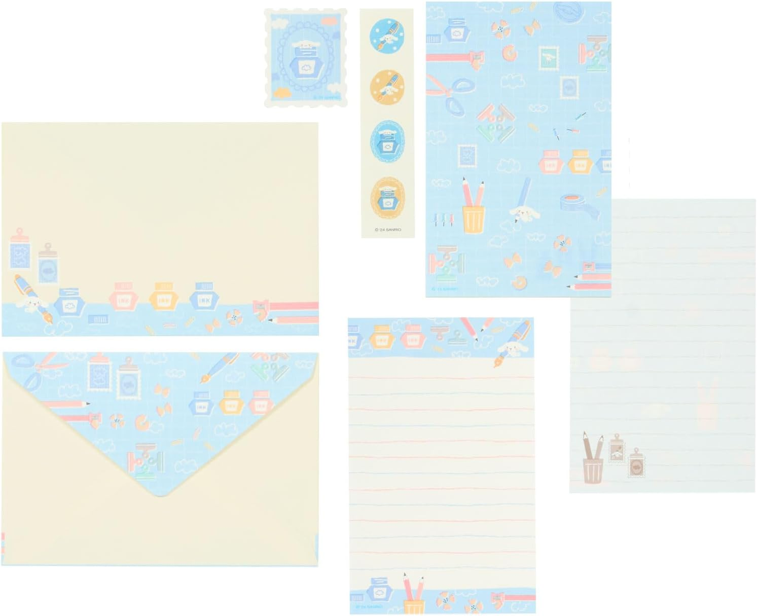 Sanrio 339725 Sanrio Characters Hello Kitty Cinnamoroll Cloumi Clear Seal