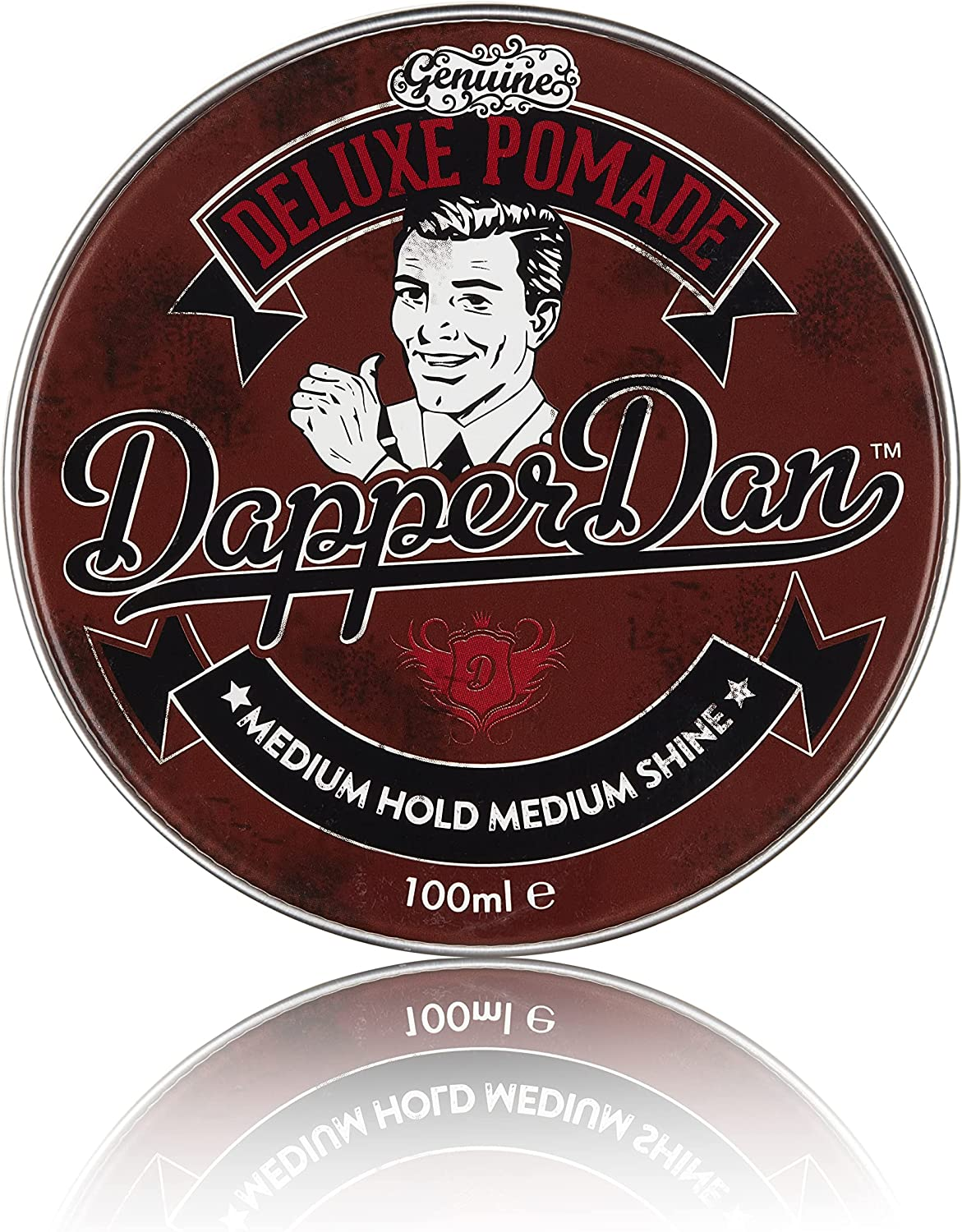 DAPPER DAN MEDIUM HOLD MEDIUM SHINE DELUXE POMADE 100ML image number 4