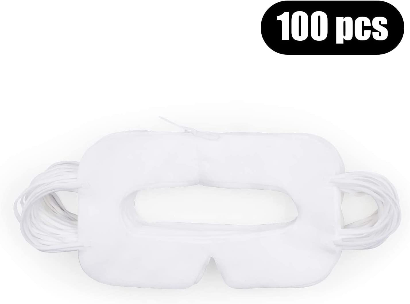 R&B ZONE 100 Pcs Disposable VR Face Mask Hygienic Breathable Nonwoven Spunlace Cover Pad for HTC Vive or Pro/Ps Vr/Gear VR/VR Box/Playstation Vr/Hololens/Microsoft MR Headset/Pico/Vr Headsets image number 3
