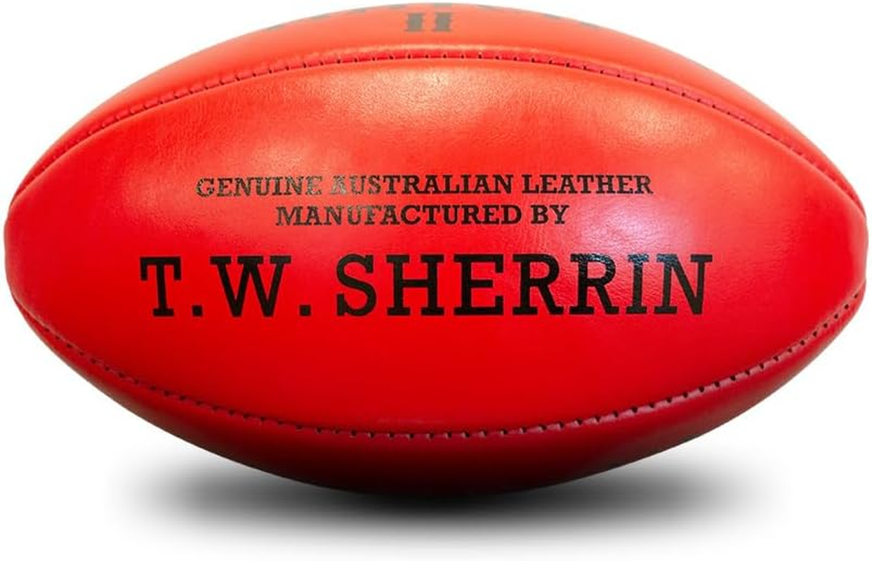 Sherrin Match Leather Aussie Rule Football Size 3 image number 2