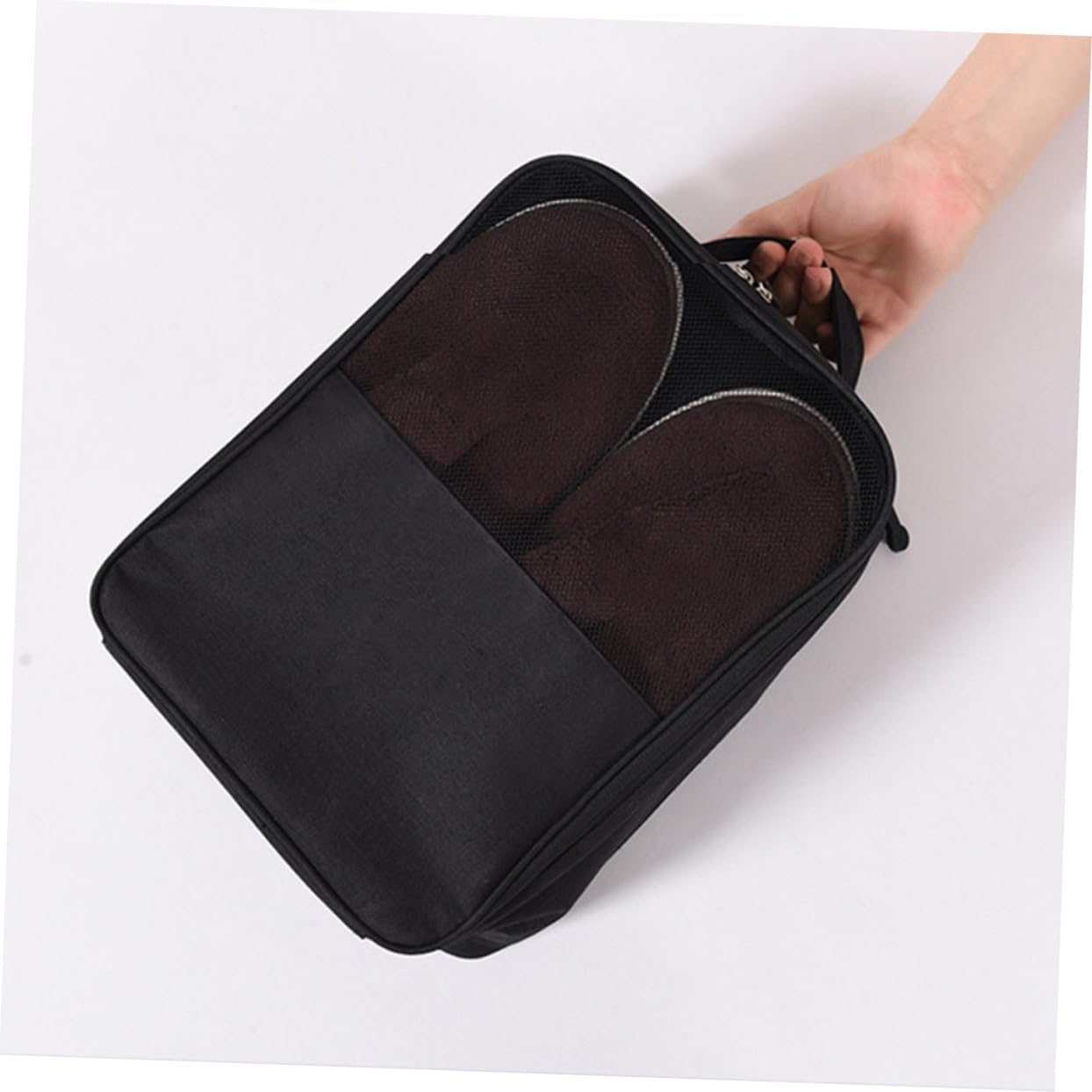 VALICLUD Travel Shoes Bag Shoe Sorting Pouch Organizer Storage Bag Travel Holder for Luggage Convenient for Outdoor image number 5