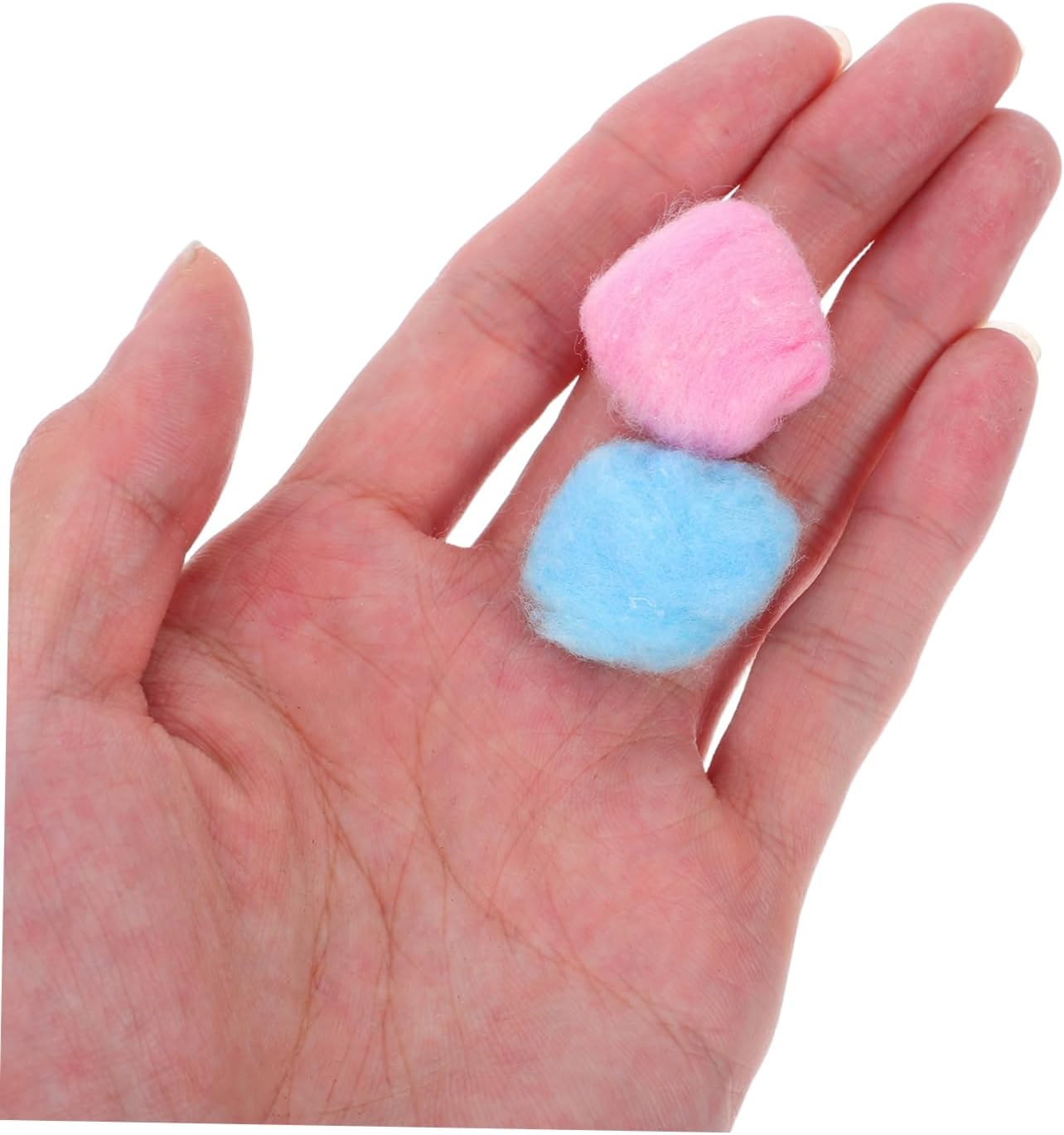 TEHAUX 500Pcs Colorful Thermal Cotton Balls Pom Poms for Crafts and Pet Toys Warm Fuzzy Balls for DIY Handicrafts and Winter image number 4