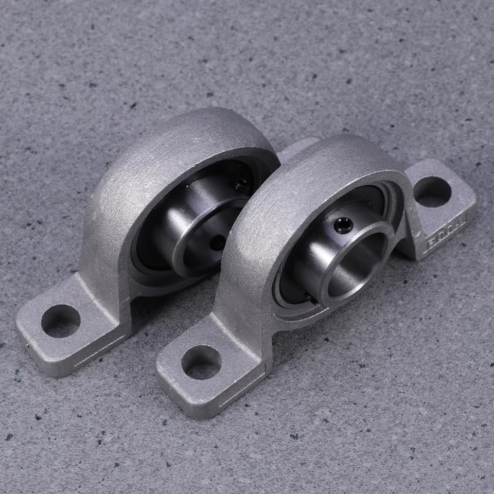 6 Pack Vertical Bearings, Zinc Alloy, Vertical KP004 Inner Diameter 20Mm for Machines, Automobiles, Motors image number 5
