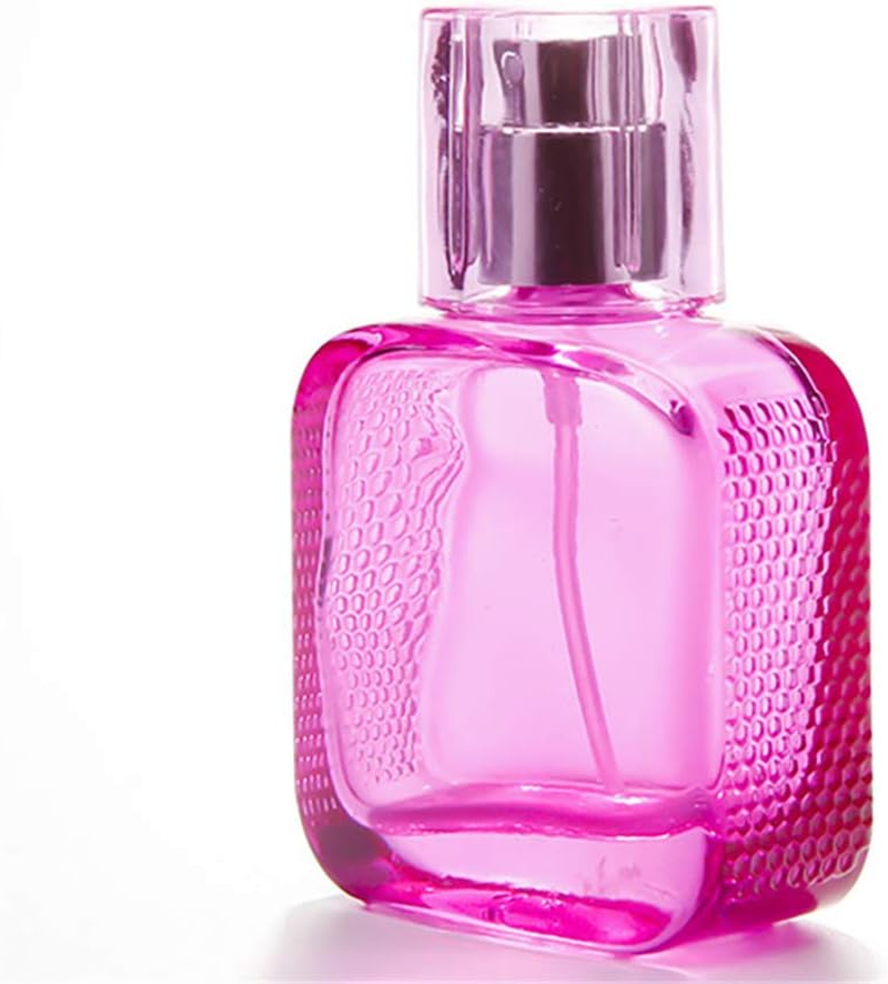 Portable Refillable 4 Pcs 30ML Square Perfume Atomizer Spray Bottles Red image number 1