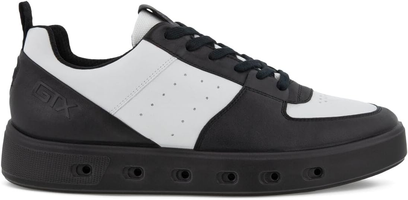 Ecco(エコー) Echo Street 720 Men'S Waterproof Sneakers, Multicolor (Black/White), 25.5 Cm 3E image number 4