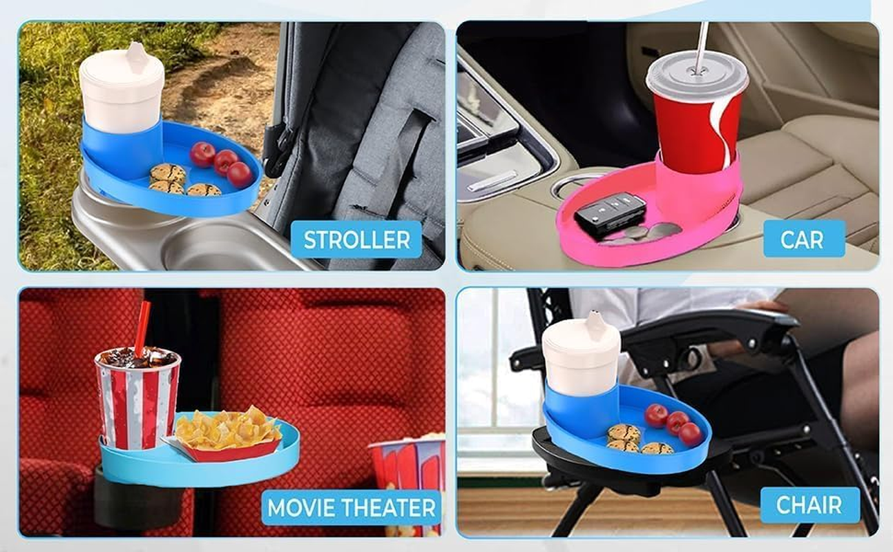 Complete Oval Travel Tray - Expands Cup Holder, Rotates Cup & Tray for Most Seats image number 6
