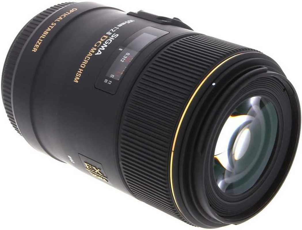 Sigma 4258955 105Mm F/2.8 Macro EX DG OS HSM Optical Lens for Nikon, Black image number 1