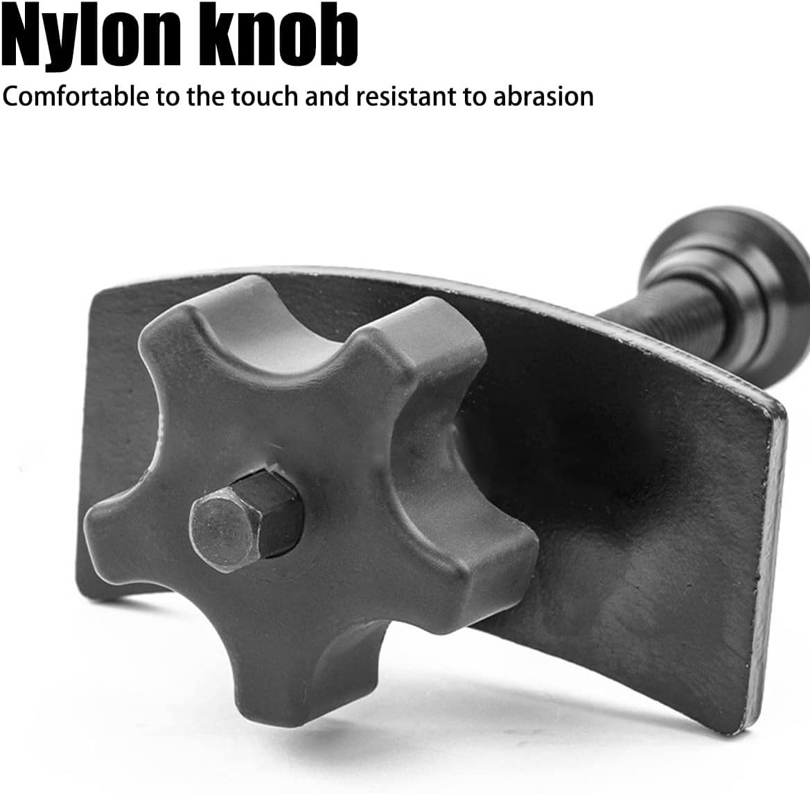 AUCELI Disc Brake Pad Spreader, Swivel Disc Brake Pad Separator Tool with Comfort Tightening Knob, Carbon Steel Piston Brake Caliper Compression Tool for Precise Even Compression, Car Accessories image number 4