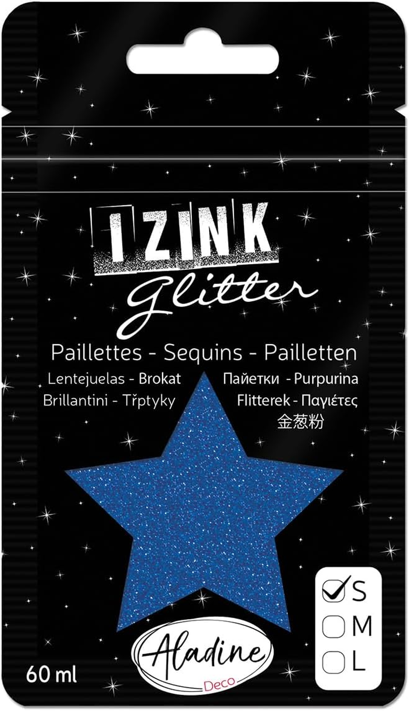 Aladine - Izink Glitter Navy Blue 60Ml