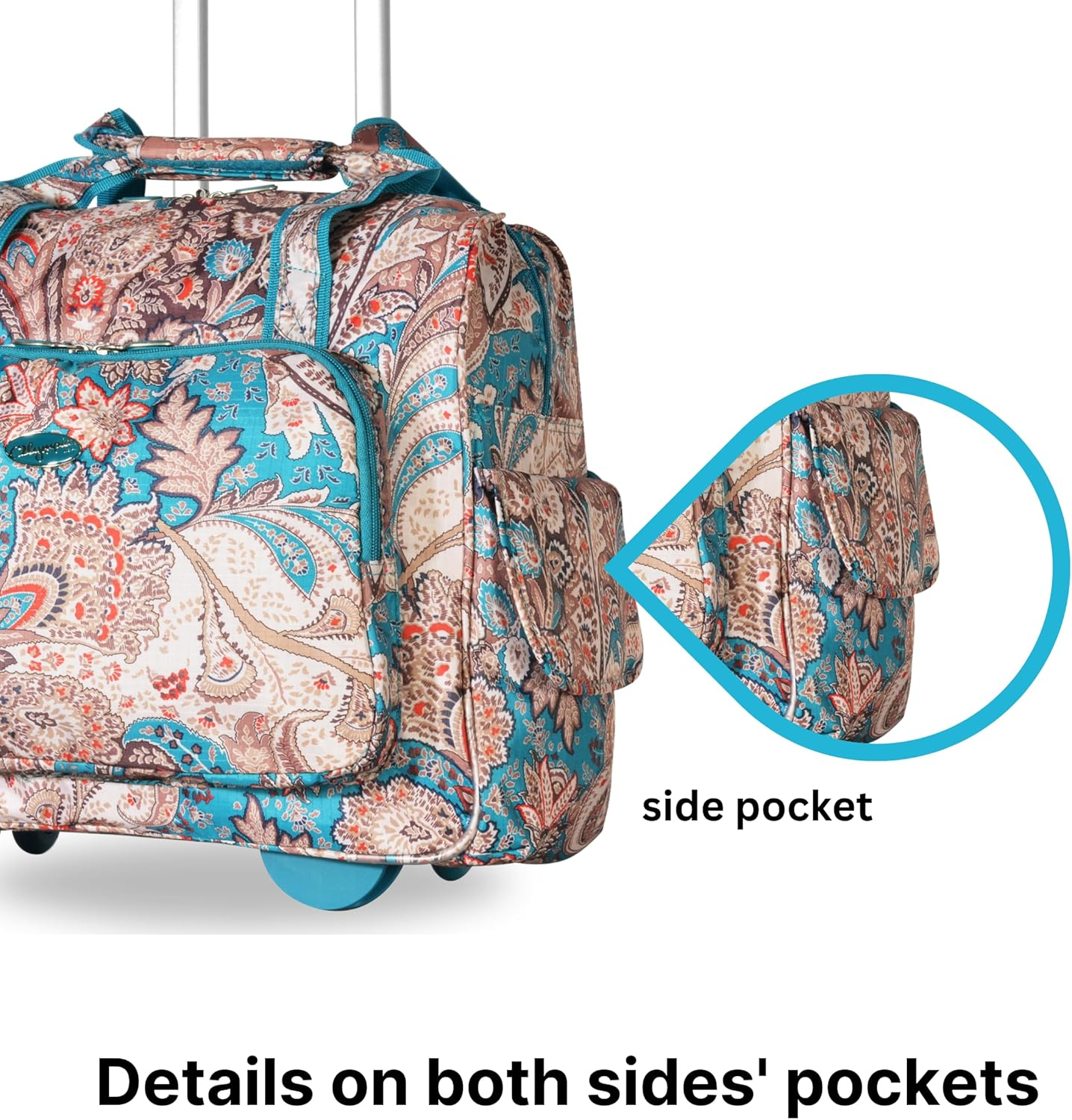 Olympia Deluxe Fashion Rolling Overnighter