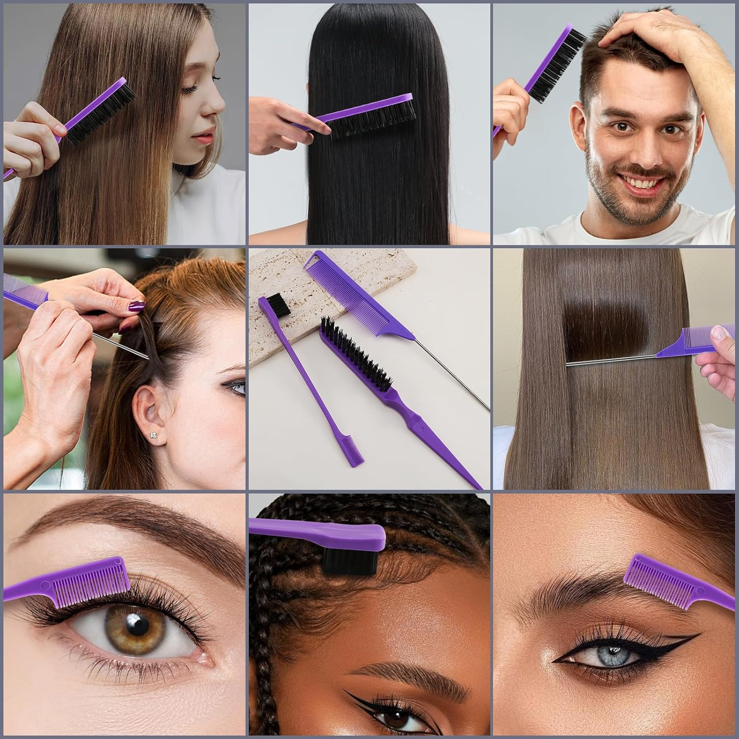 Apooliy Hair Wax Stick,Wax Stick for Hair Flyaways,Slick Stick for Hair, Non-Greasy Styling Hair Pomade Stick,Hair Accessories