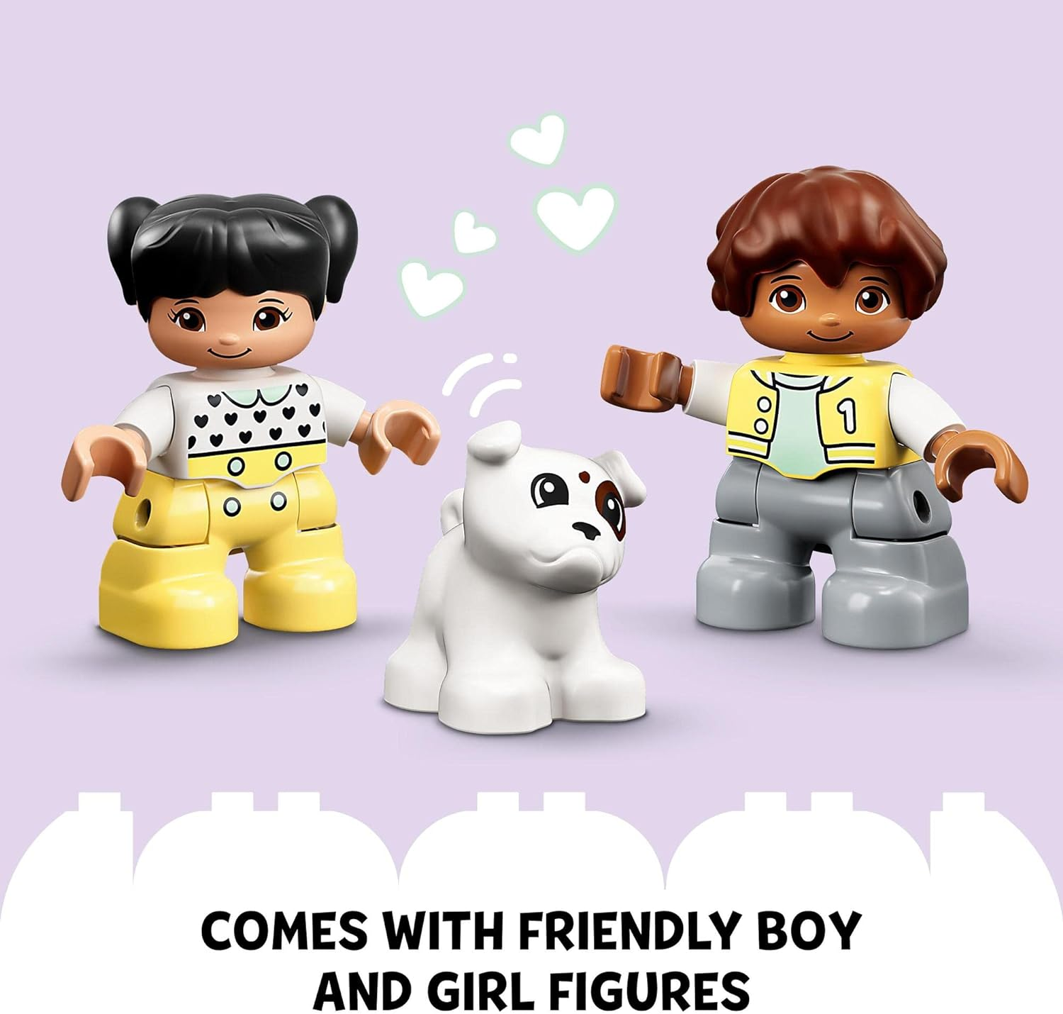 LEGO DUPLO My First Number Train - Learn to Count Building Toy, Learning & Education Kids Toy, Educational Number Blocks Train Helps Preschoolers Learn Counting, Baby and Toddler Toy 10954 image number 1