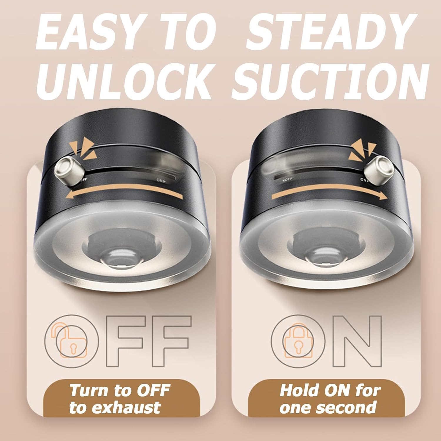 Vacuum Magnetic Phone Holder, 2025 New Foldable & Retractable Car Mount, 360&deg; Adjustable Suction Cup Stand for Iphone 16/15/14/13/12 & Suction Phones, Idea for Car/Mirror/Gym/Smooth Surfaces (Black) image number 6