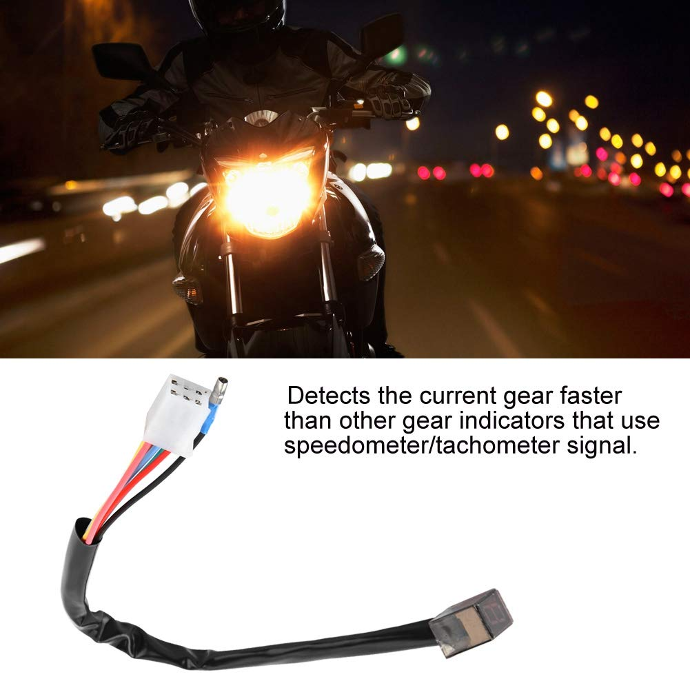 5 X 1.9 X 1.3Mm Universal 6 Shift Lever Motorcycle LED Digital Gear Indicator Display Speedometer Indicator, Blue image number 4
