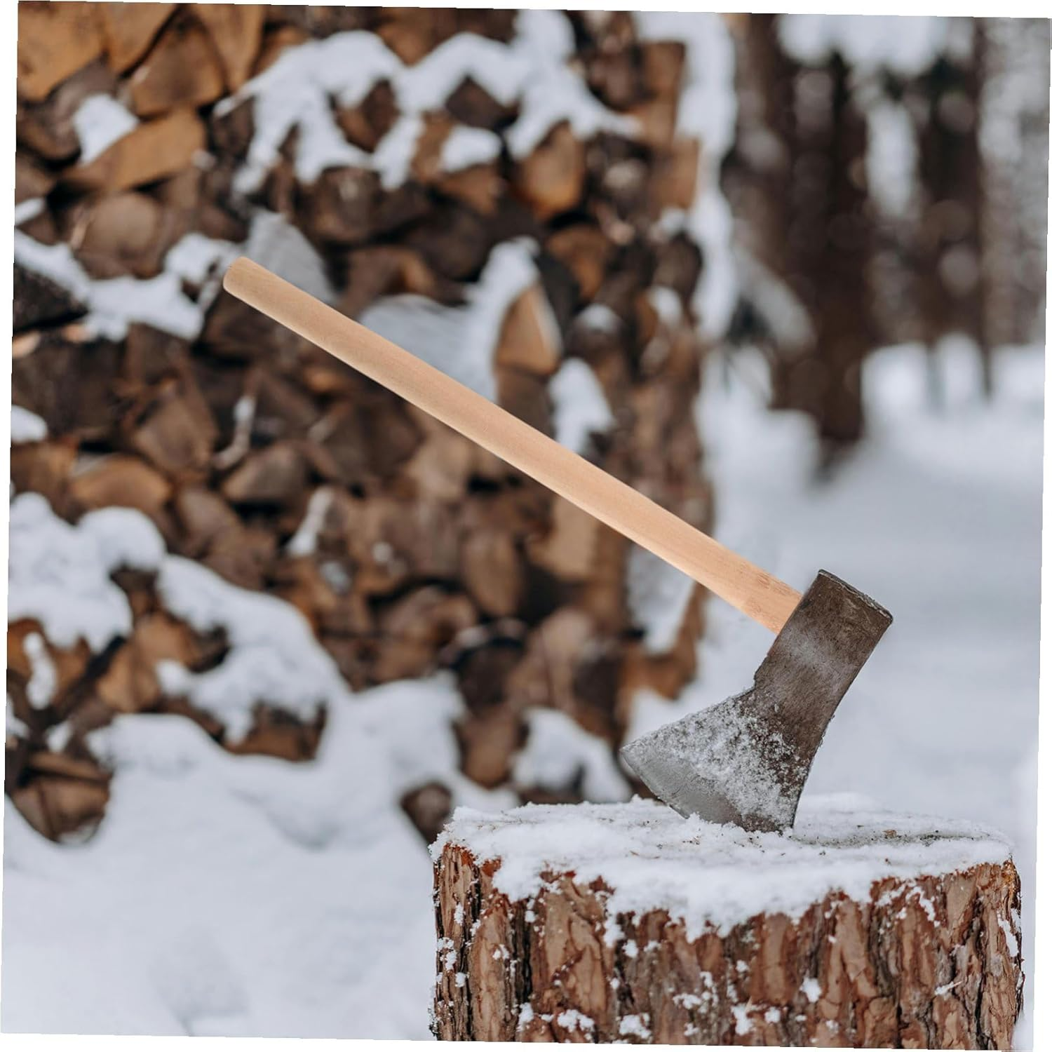 Kisangel Ergonomic Wooden Hoe Handle Long Replacement Tool Handle for Gardening Digging Weeding with Enhanced Grip and Extended Reach for Efficient Outdoor Use image number 1