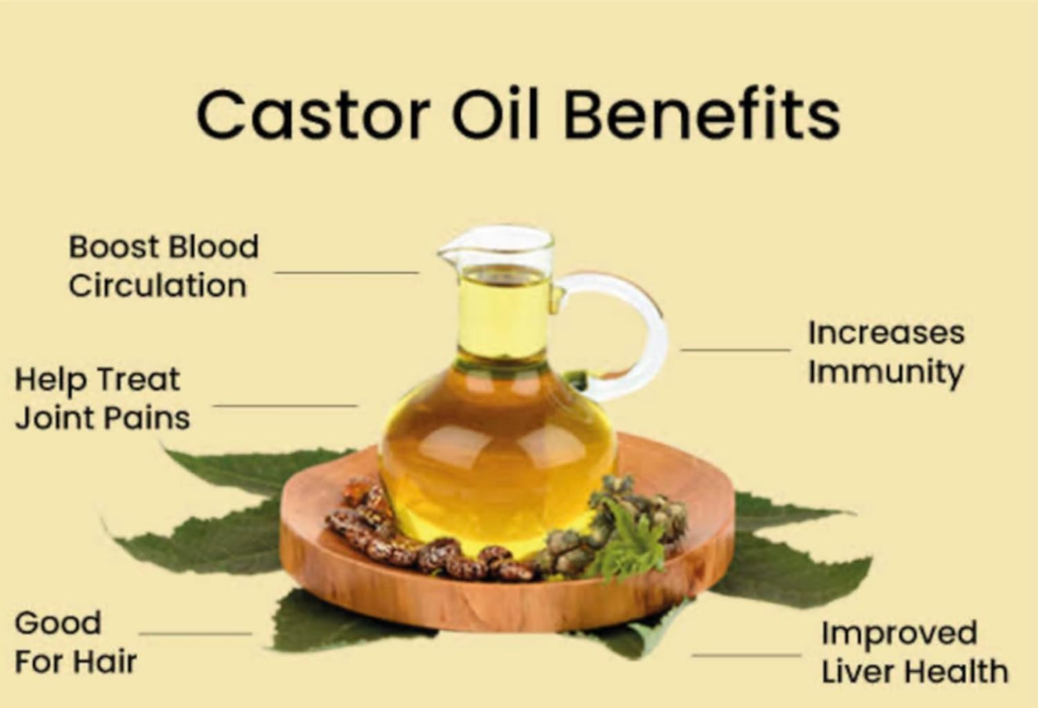 250Ml Organic Castor Oil, Pure Cold Pressed Castor Oil for Hair Growth, Body Oil, Beard Oil, Scalp Oil & Hair Oil Hexane Free Massage Oil | Castor Oil for Eyebrows, Eyelashes Serum & Dry Skin Care | Packaging in Australia May Vary. image number 3